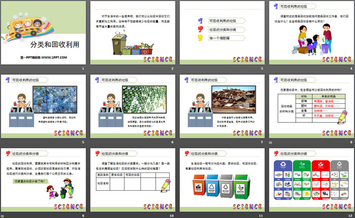 《分类和回收利用》环境和我们PPT