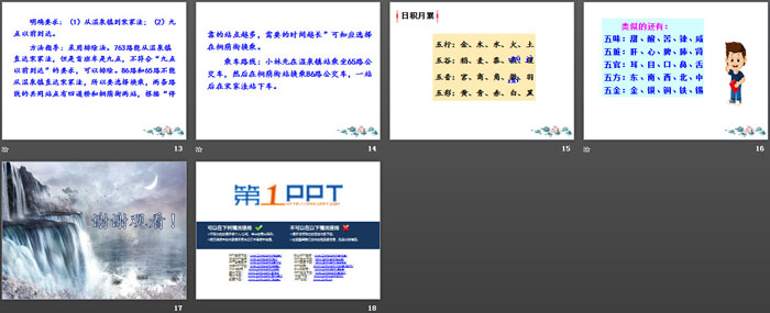 《语文园地六》PPT下载(六年级上册)