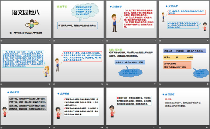 《语文园地八》PPT(六年级上册)