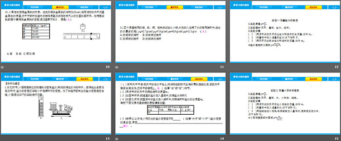 《章末小结与提升》质量与密度PPT