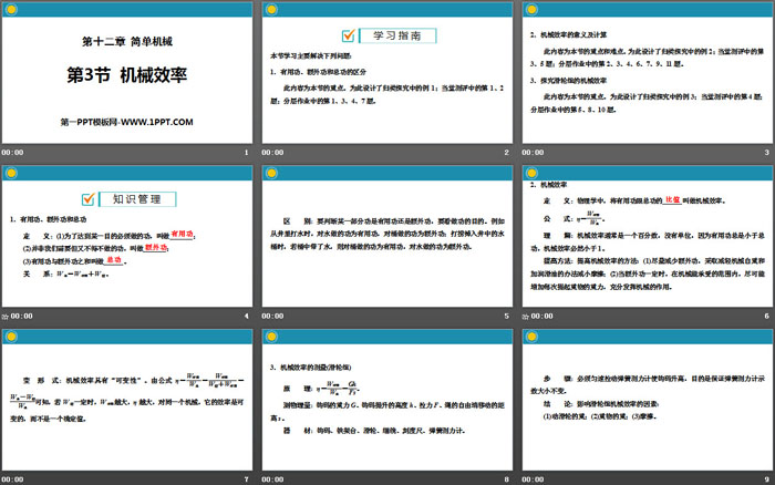 《机械效率》简单机械PPT下载