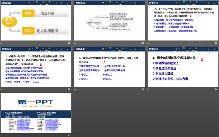 《我们与法律同行》PPT优秀课件