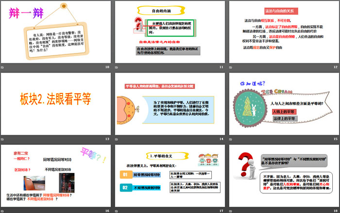 《自由平等的真谛》PPT课文课件