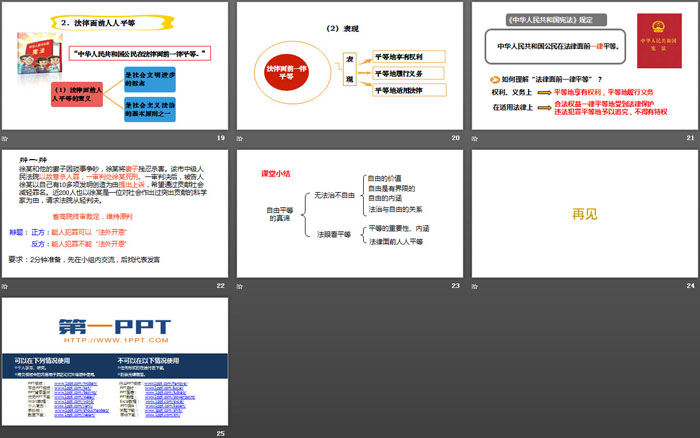 《自由平等的真谛》PPT课文课件