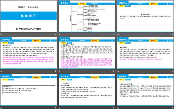 《单元提升》崇尚法治精神PPT课件