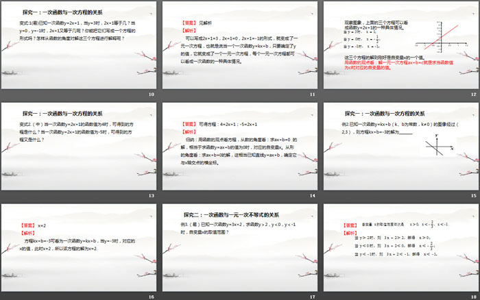 《一次函数与方程、不等式》一次函数PPT