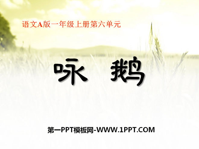 《咏鹅》PPT课件5