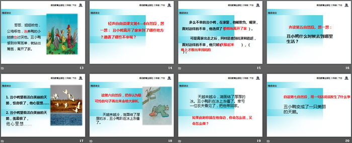 《丑小鸭》PPT