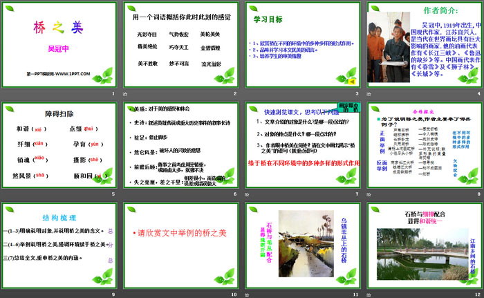 《桥之美》PPT