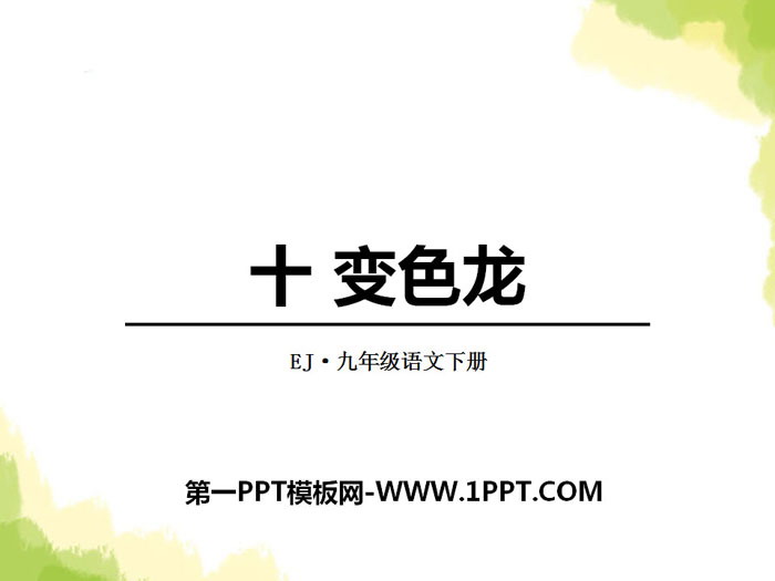 《变色龙》PPT免费课件