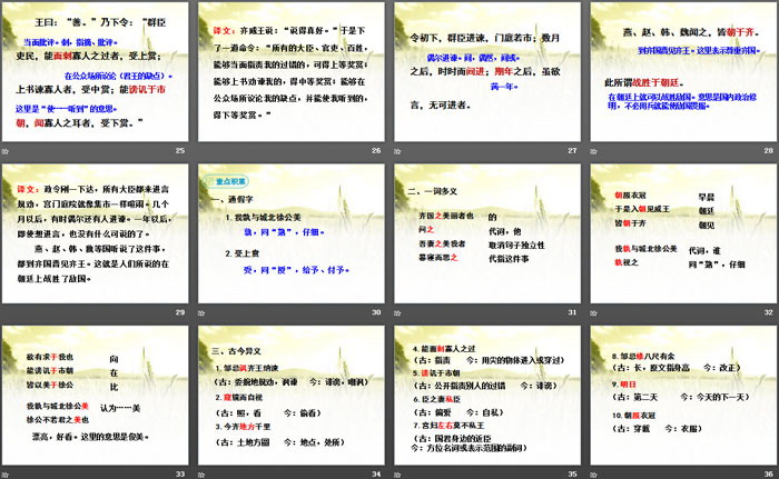 《邹忌讽齐王纳谏》PPT