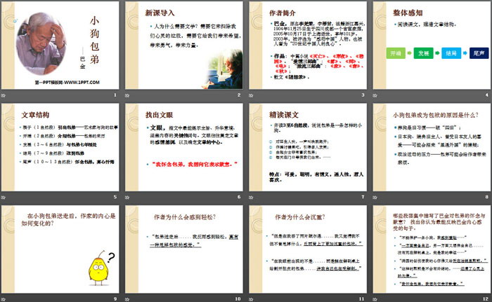 《小狗包弟》PPT