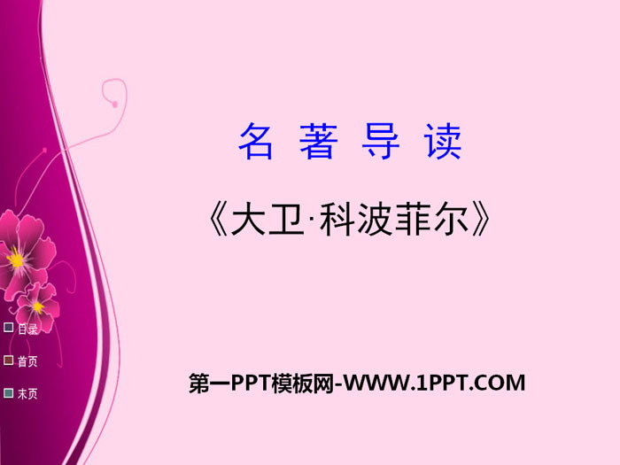 名著导读《大卫·科波菲尔》PPT