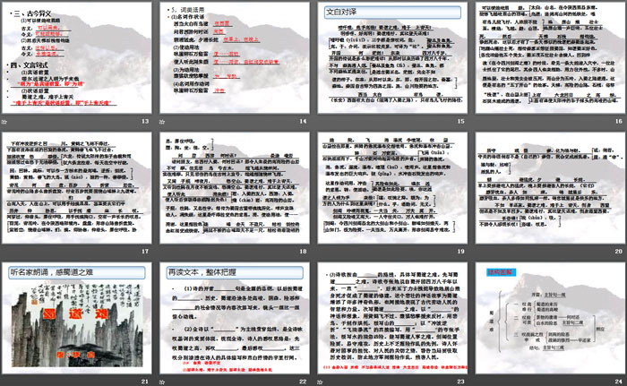 《蜀道难》PPT教学课件