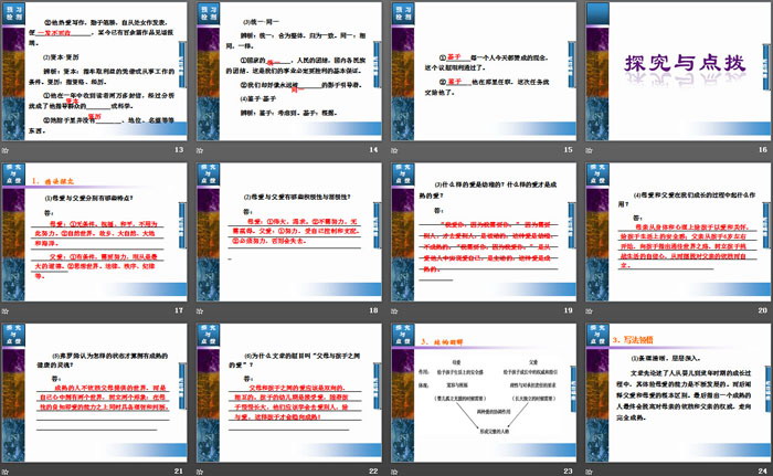 《父母与孩子之间的爱》PPT