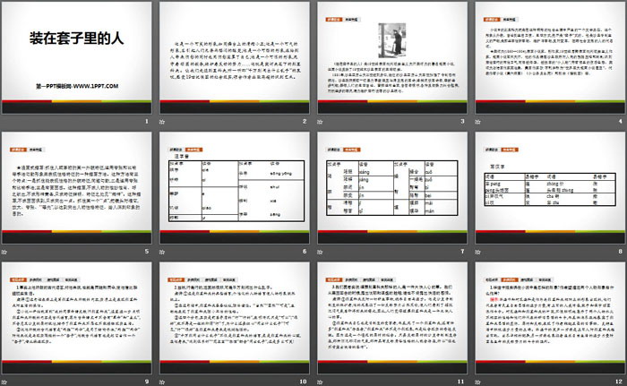 《装在套子里的人》PPT课件