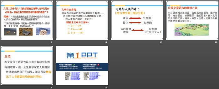 《作为生物的社会》PPT免费课件