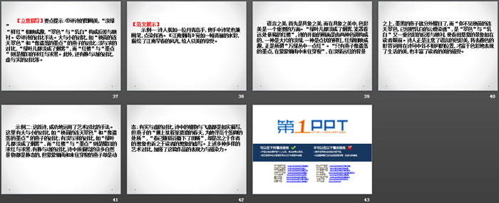 《学写文学短评》写作素养提升PPT