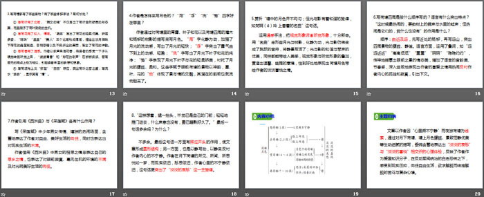 《荷塘月色》PPT课件下载