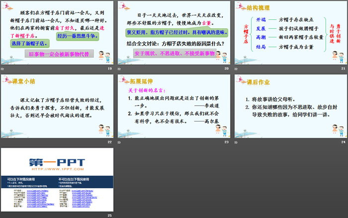 《方帽子店》PPT教学课件