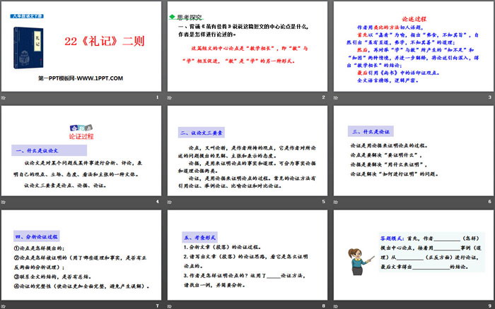 《<礼记>二则》PPT下载