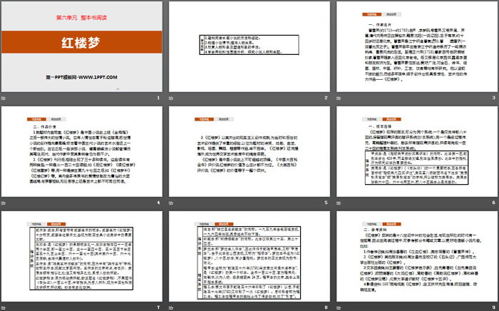 《红楼梦》整本书阅读PPT