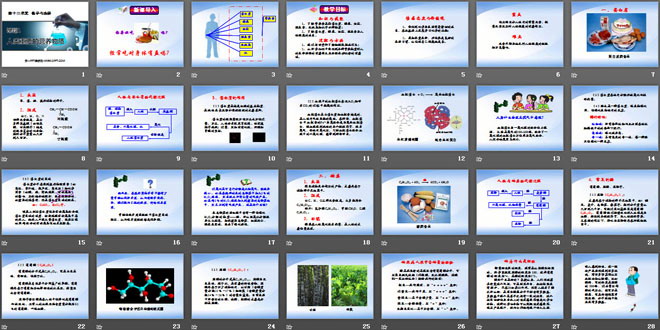 《人类重要的营养物质》化学与生活PPT课件2