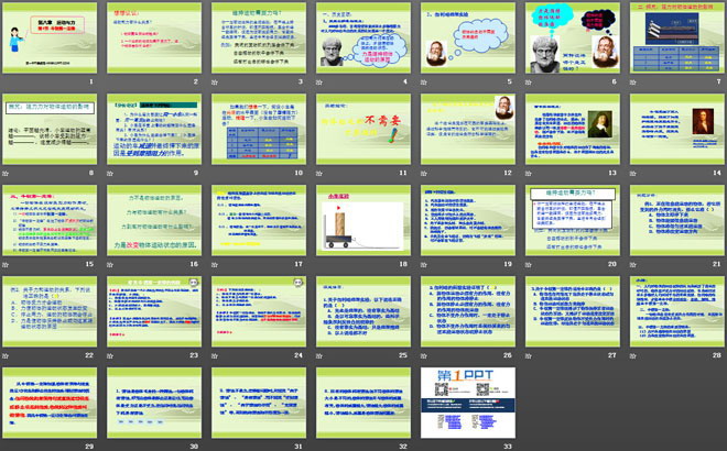 《牛顿第一定律》运动和力PPT课件4