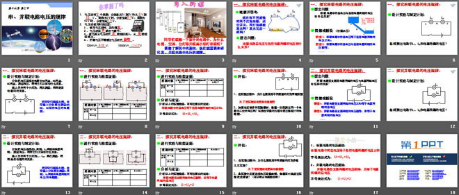 《串、并联电路电压的规律》电压电阻PPT课件4