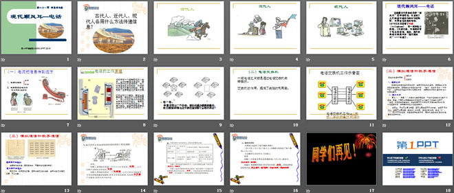 《现代顺风耳──电话》信息的传递PPT课件