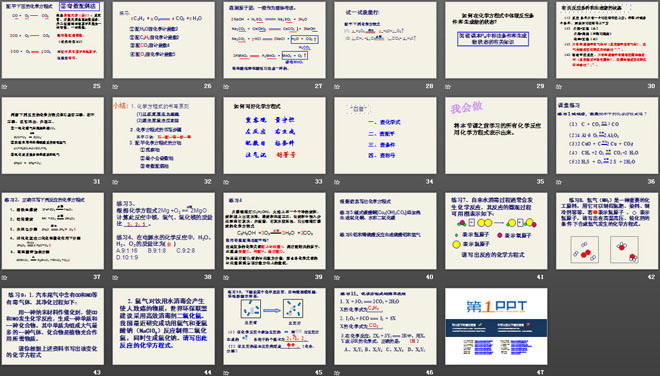 《如何正确书写化学方程式》化学方程式PPT课件