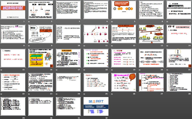 《如何正确书写化学方程式》化学方程式PPT课件8