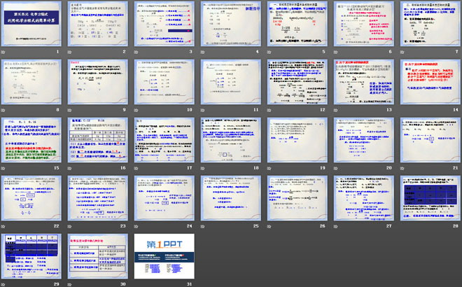 《利用化学方程式的简单计算》化学方程式PPT课件7