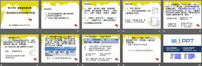 《二氧化碳的实验室制取与性质》碳和碳的氧化物PPT课件5