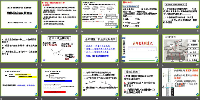 《物体的质量及其测量》物质世界的尺度、质量和密度PPT课件5