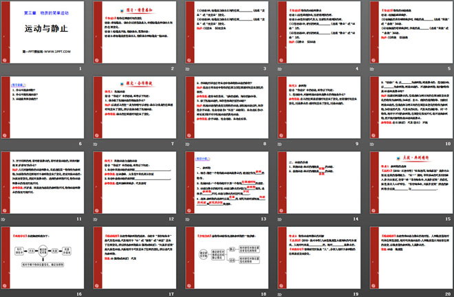 《运动与静止》物质的简单运动PPT课件