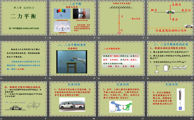 《二力平衡》运动和力PPT课件8