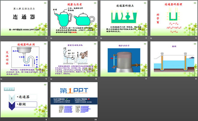 《连通器》压强与浮力PPT课件