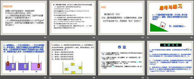 《探究—影响浮力大小因素》压强与浮力PPT课件4