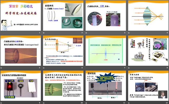 《科学探究：凸透镜成像》多彩的光PPT课件