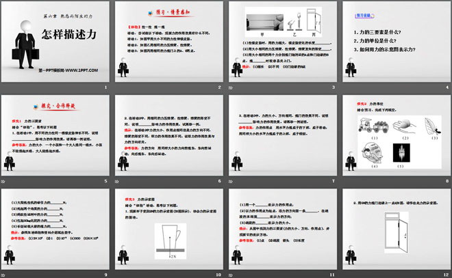 《怎样描述力》熟悉而陌生的力PPT课件