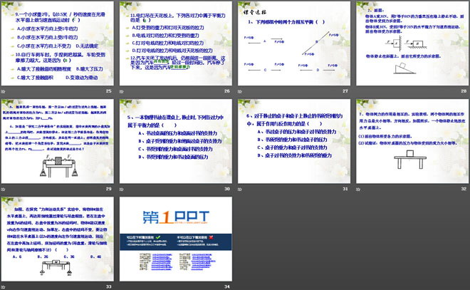 《力的平衡》力与运动PPT课件2