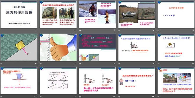 《压力的作用效果》压强PPT课件3