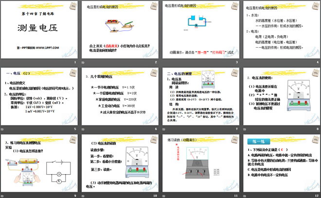 《测量电压》了解电路PPT课件4