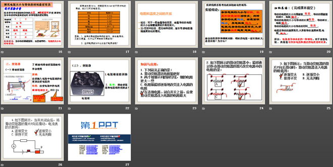 《电阻和变阻器》探究电路PPT课件2