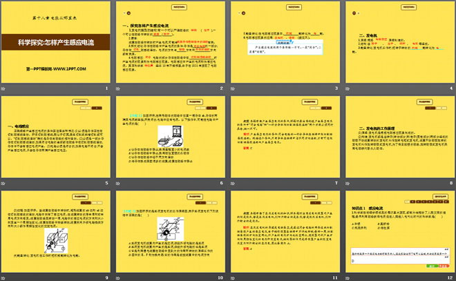 《科学探究：怎样产生感应电流》电能从哪里来PPT课件2