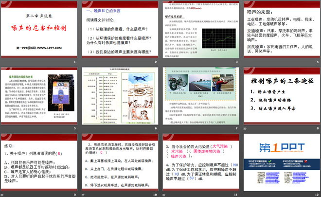 《噪声的危害和控制》声现象PPT课件9