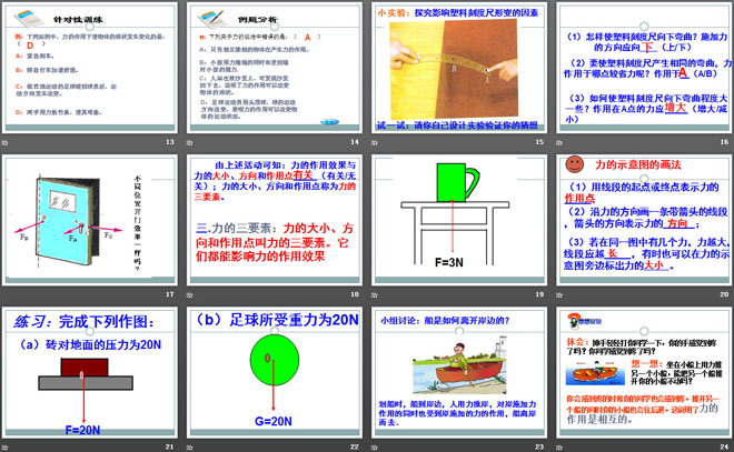 《力及其作用效果》力和运动PPT课件2