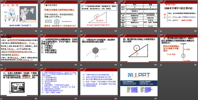 《重力》力和运动PPT课件2