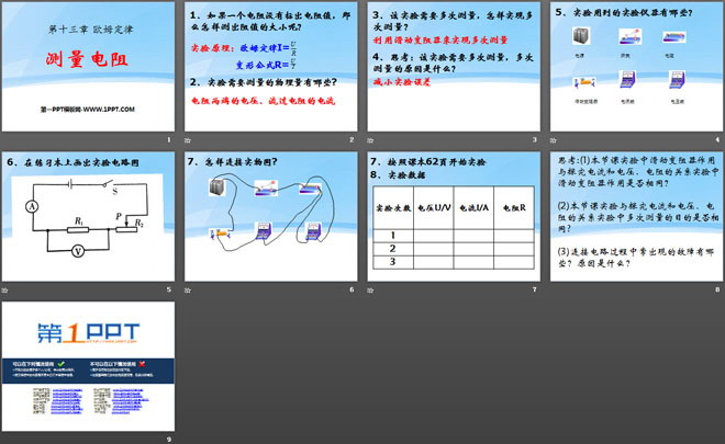 《测量电阻》欧姆定律PPT课件2